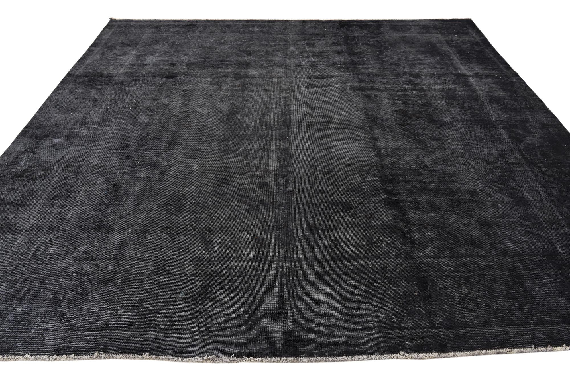9' 9 x 11' 2 Hand Knotted Ultra Vintage Persian Wool Rug