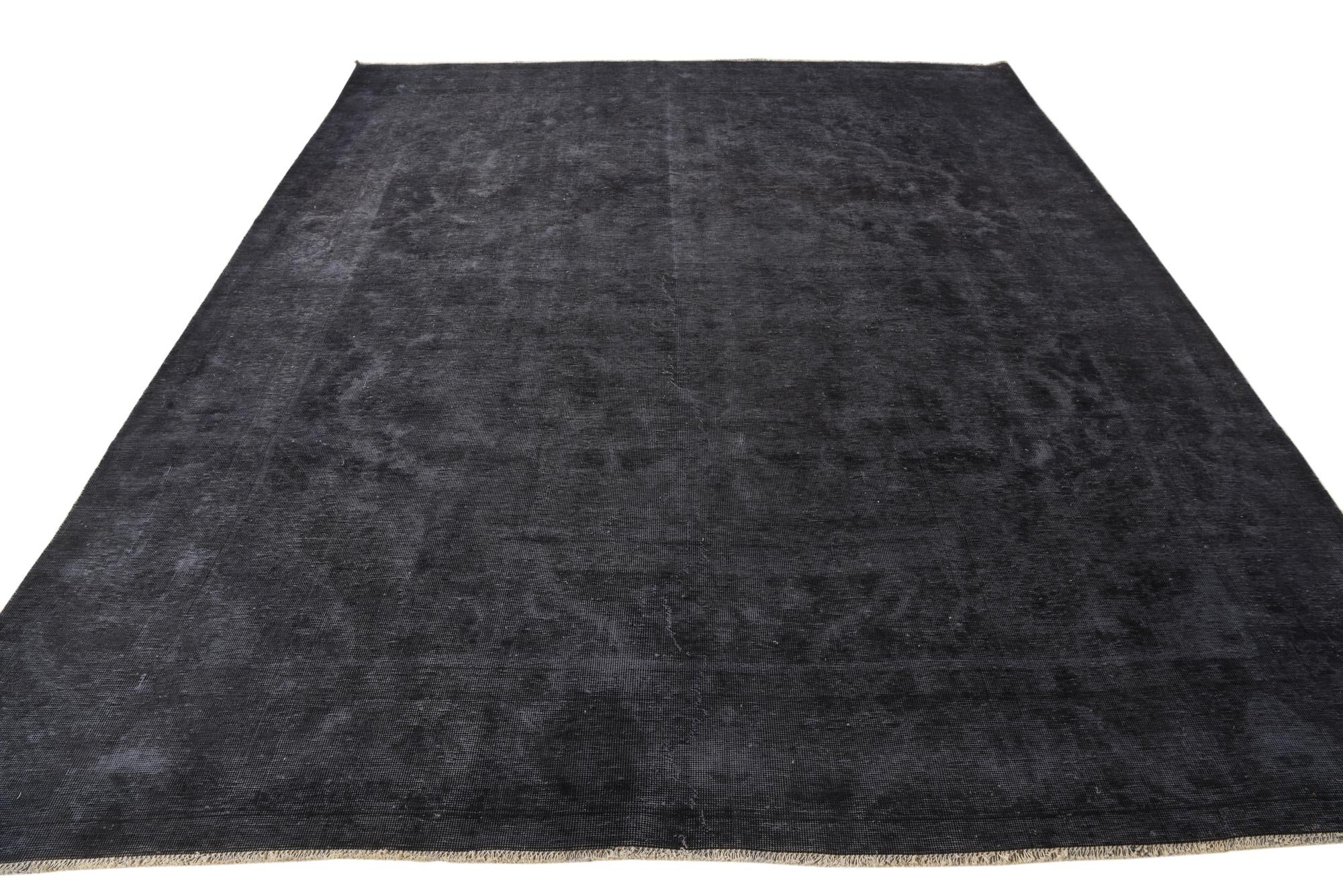 9' 9 x 12' 6 Hand Knotted Ultra Vintage Persian Wool Rug