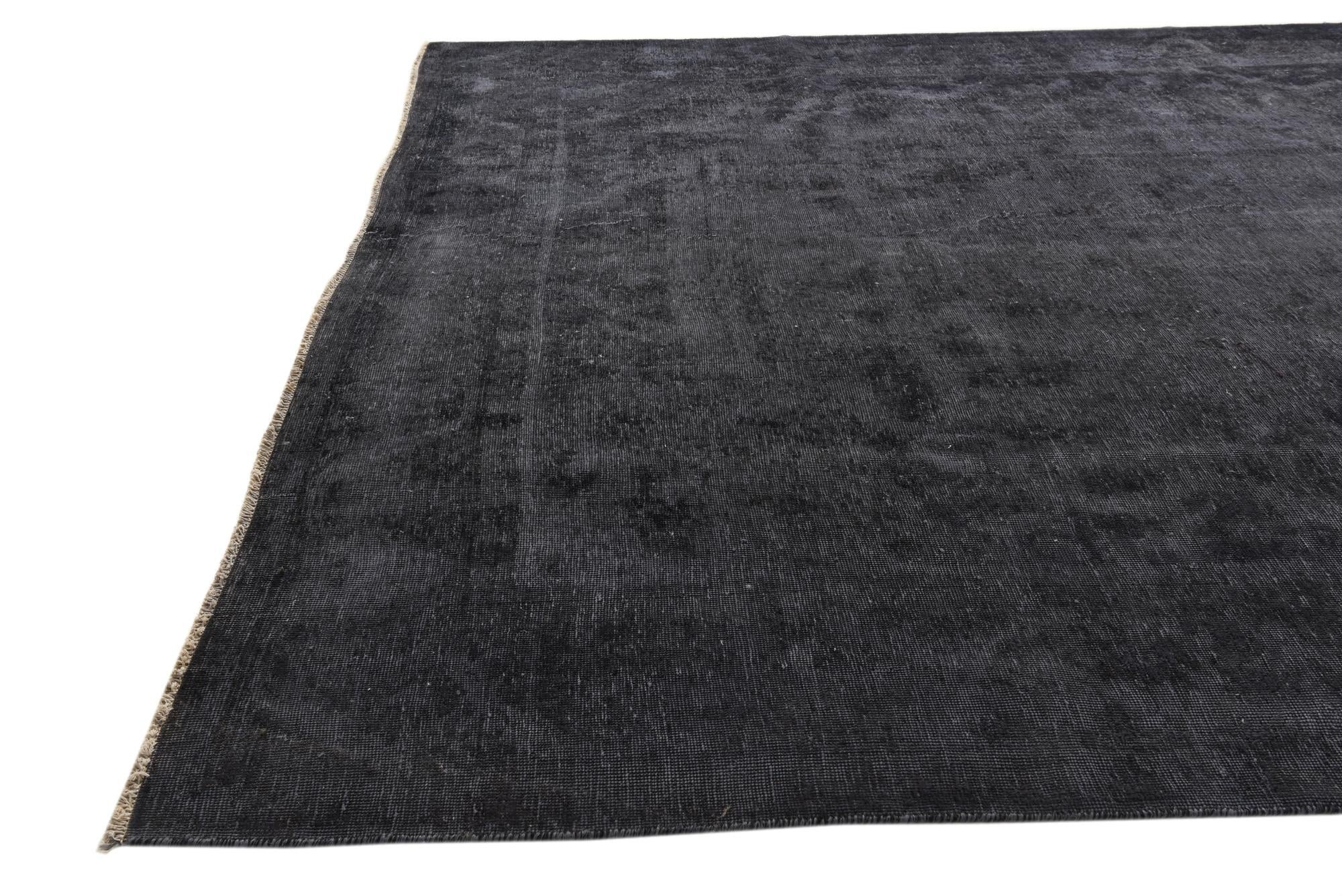 9' 9 x 12' 6 Hand Knotted Ultra Vintage Persian Wool Rug