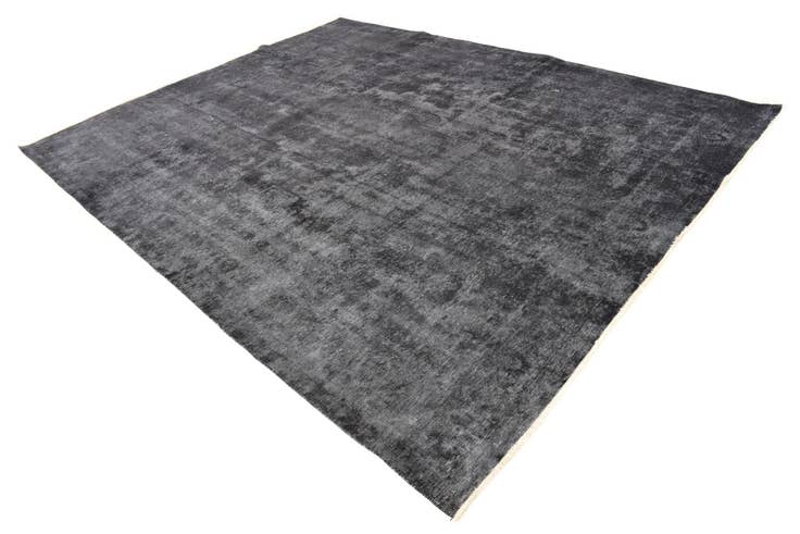 Detail image of 9' 10 x 12' 6 Hand Knotted Ultra Vintage Persian Wool Rug