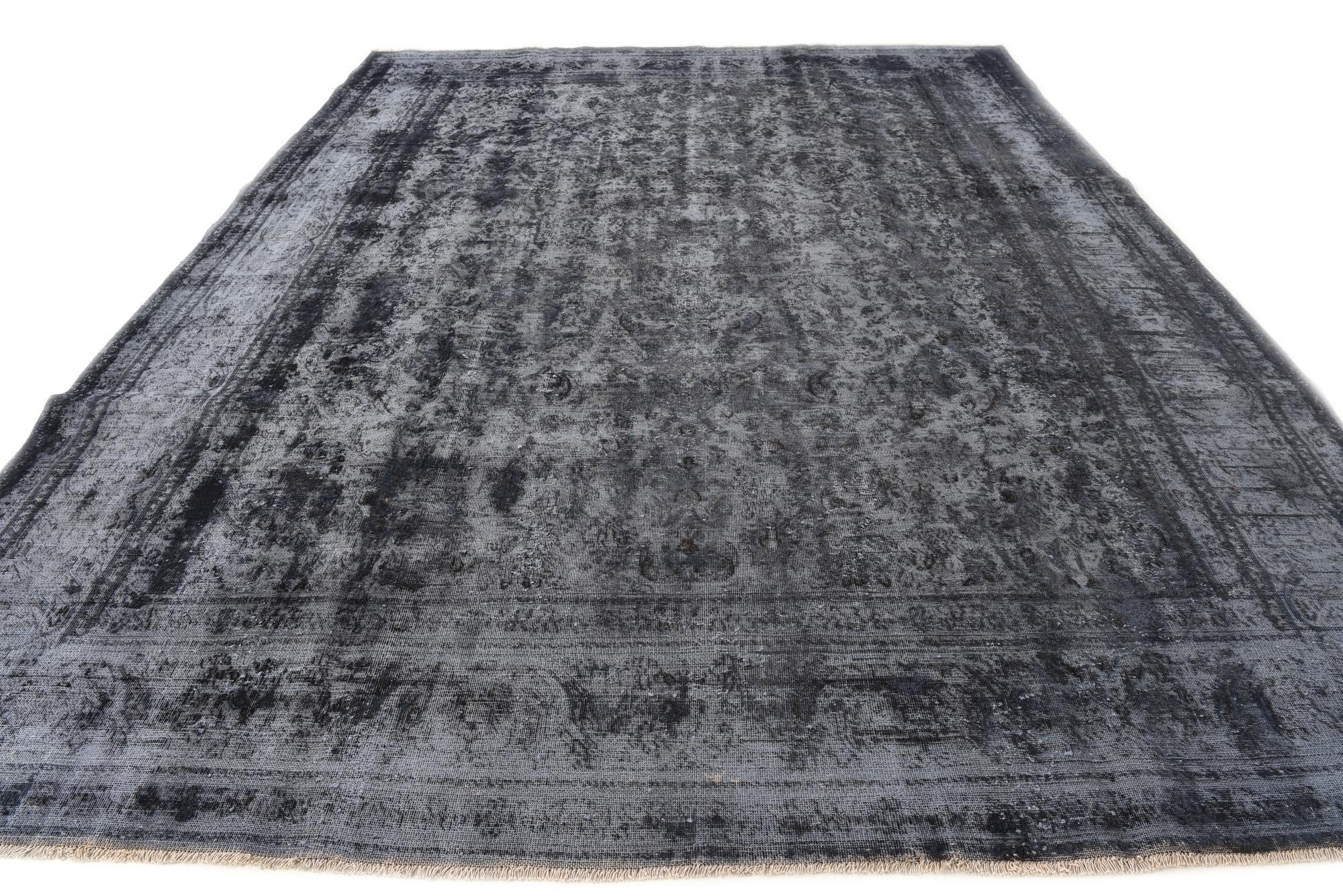 9' 5 x 12' 6 Hand Knotted Ultra Vintage Persian Wool Rug