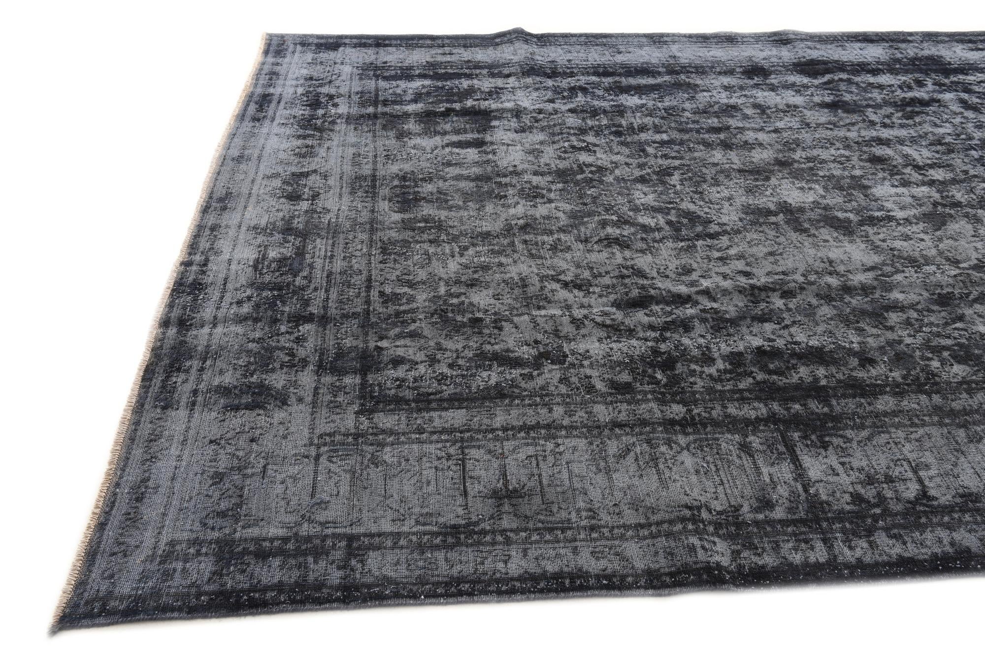 9' 5 x 12' 6 Hand Knotted Ultra Vintage Persian Wool Rug