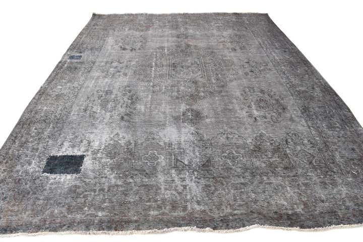 9' 9 x 12' 5 Hand Knotted Ultra Vintage Persian Wool Rug