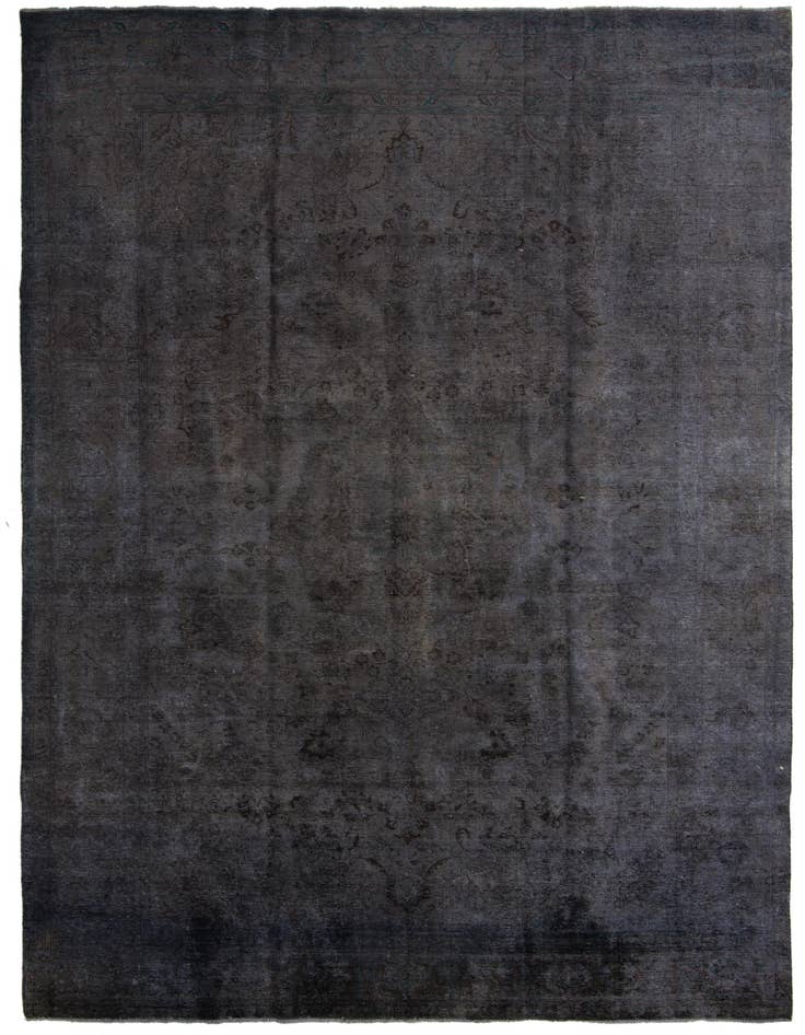 Detail image of 9' 8 x 16' Hand Knotted Ultra Vintage Persian Wool Rug