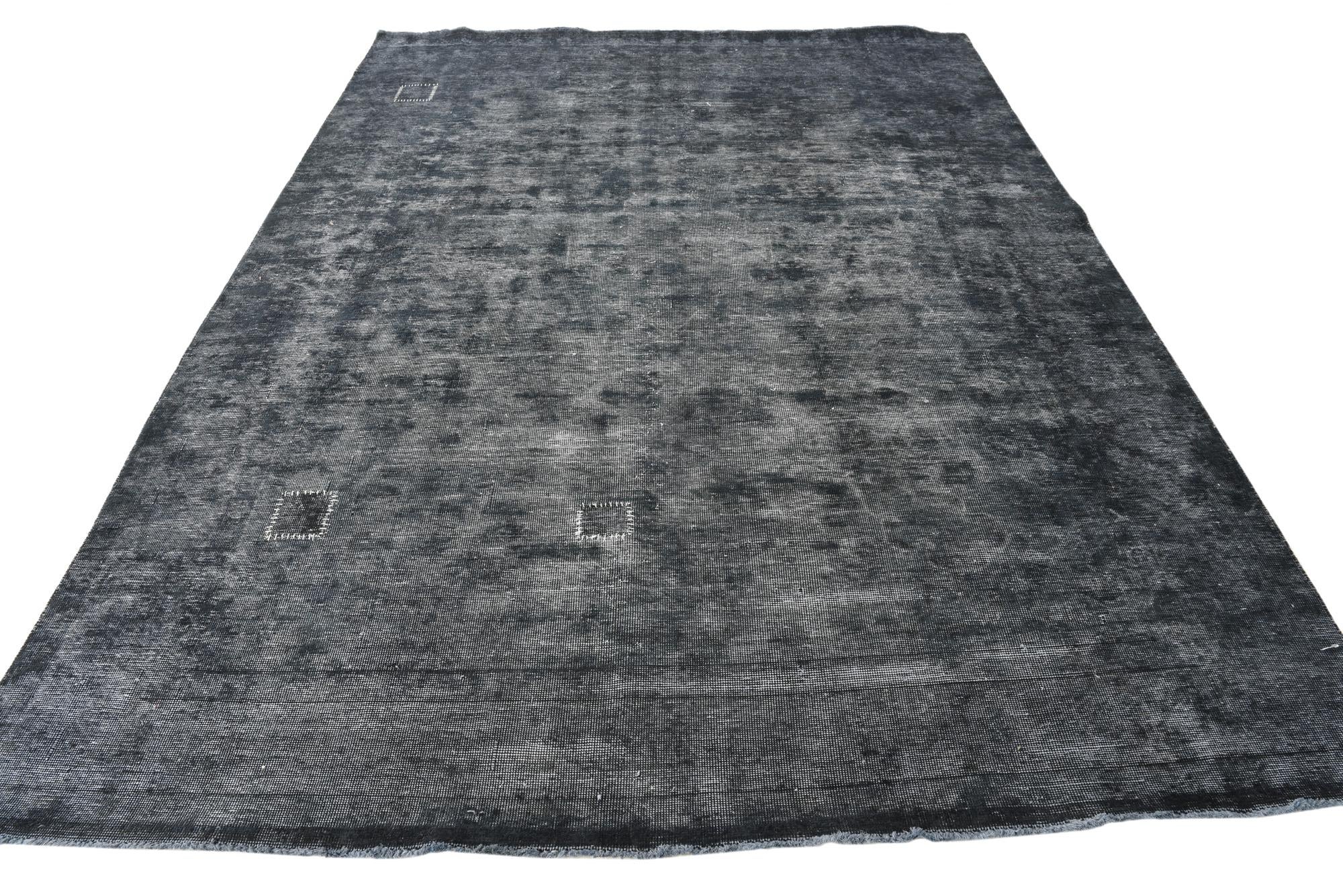 7' 9 x 11' 5 Hand Knotted Ultra Vintage Persian Wool Rug
