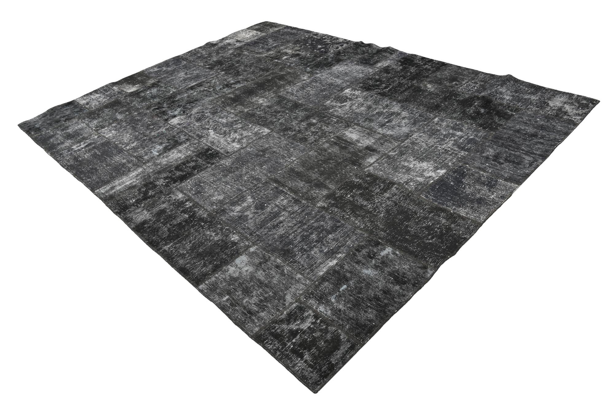 8' x 10' 3 Hand Knotted Ultra Vintage Persian Wool Rug