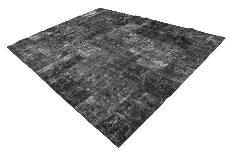 Detail image of 8' x 10' 3 Hand Knotted Ultra Vintage Persian Wool Rug