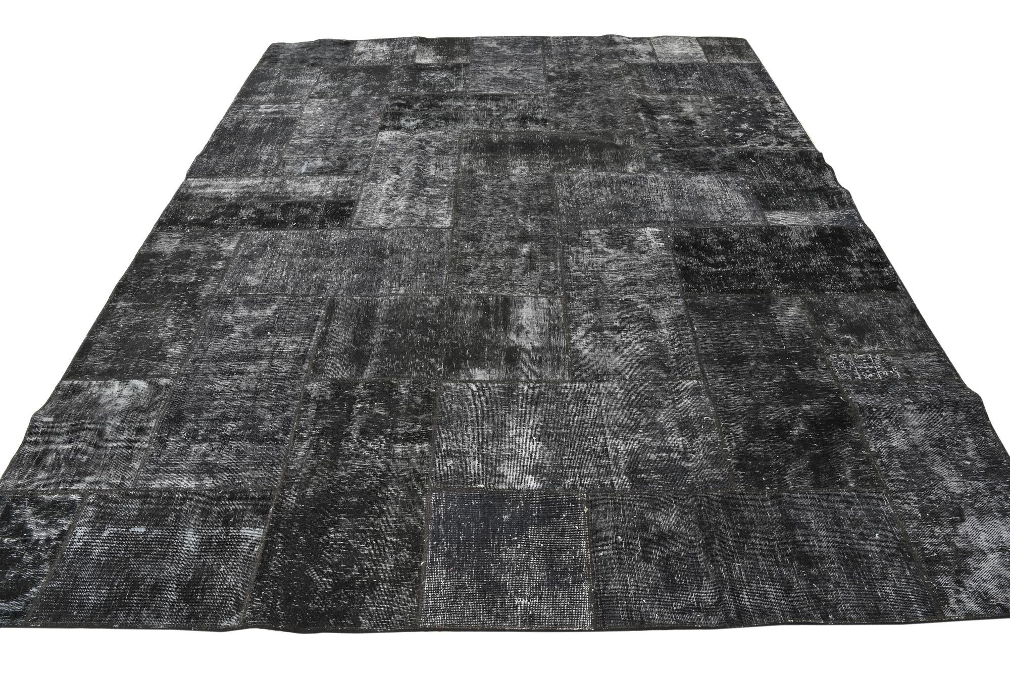 8' x 10' 3 Hand Knotted Ultra Vintage Persian Wool Rug
