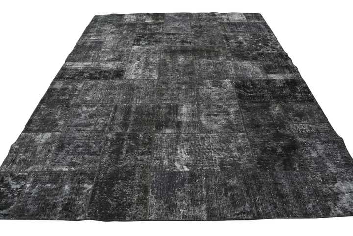 8' x 10' 3 Hand Knotted Ultra Vintage Persian Wool Rug