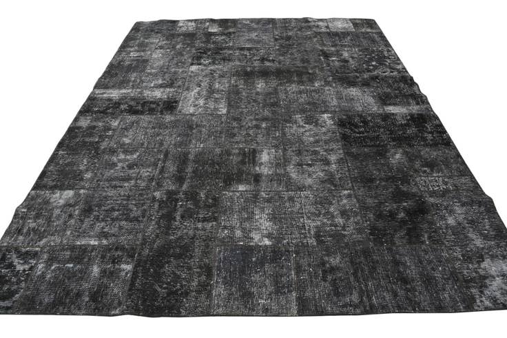 Detail image of 8' x 10' 3 Hand Knotted Ultra Vintage Persian Wool Rug