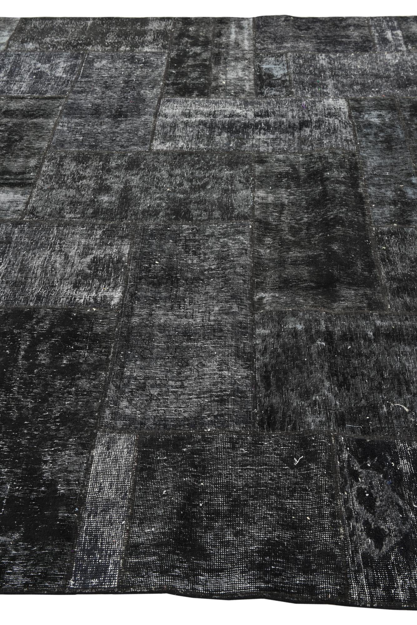 8' x 10' 3 Hand Knotted Ultra Vintage Persian Wool Rug