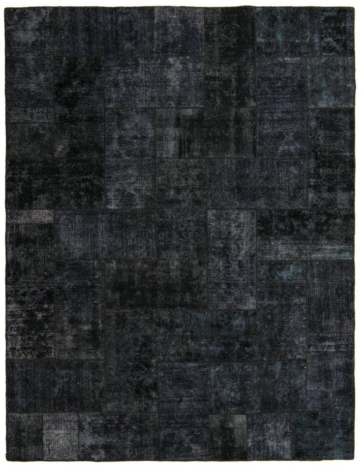 Detail image of 8' x 10' 3 Hand Knotted Ultra Vintage Persian Wool Rug