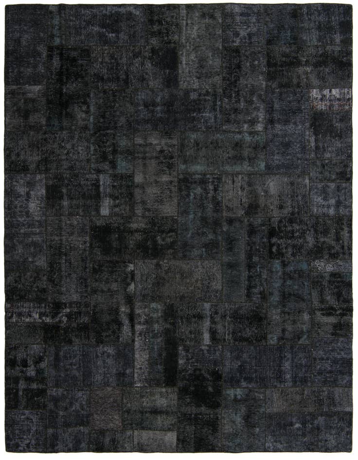 Detail image of 9' 1 x 12' 2 Hand Knotted Ultra Vintage Persian Wool Rug