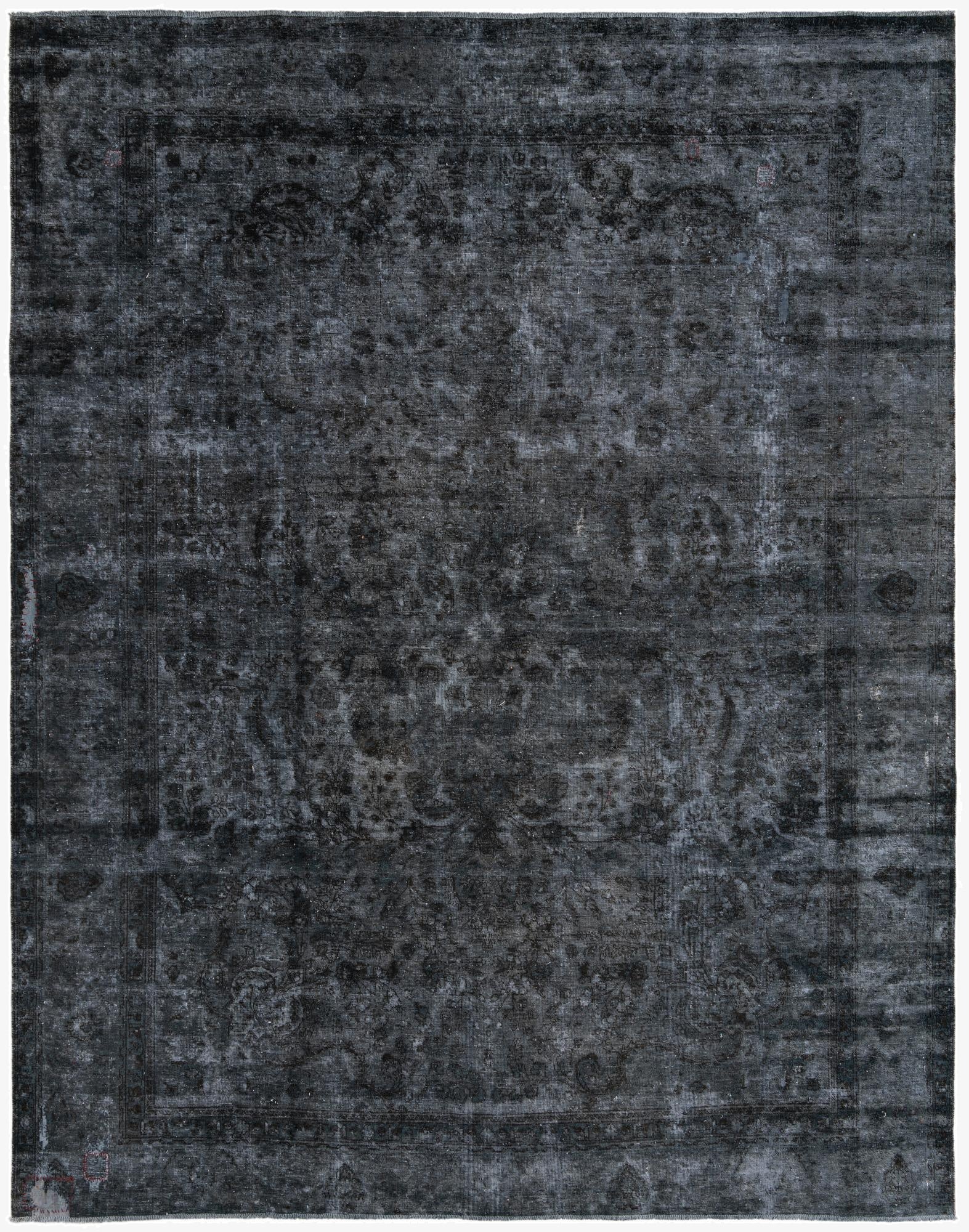 9' 8 x 12' 4  Hand Knotted Ultra Vintage Persian Wool Rug