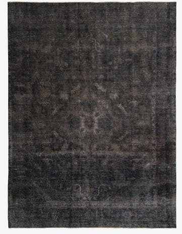 9' 8 x 13' Hand Knotted Ultra Vintage Persian Wool Rug