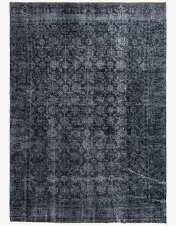 9' x 12' 8 Hand Knotted Ultra Vintage Persian Wool Rug