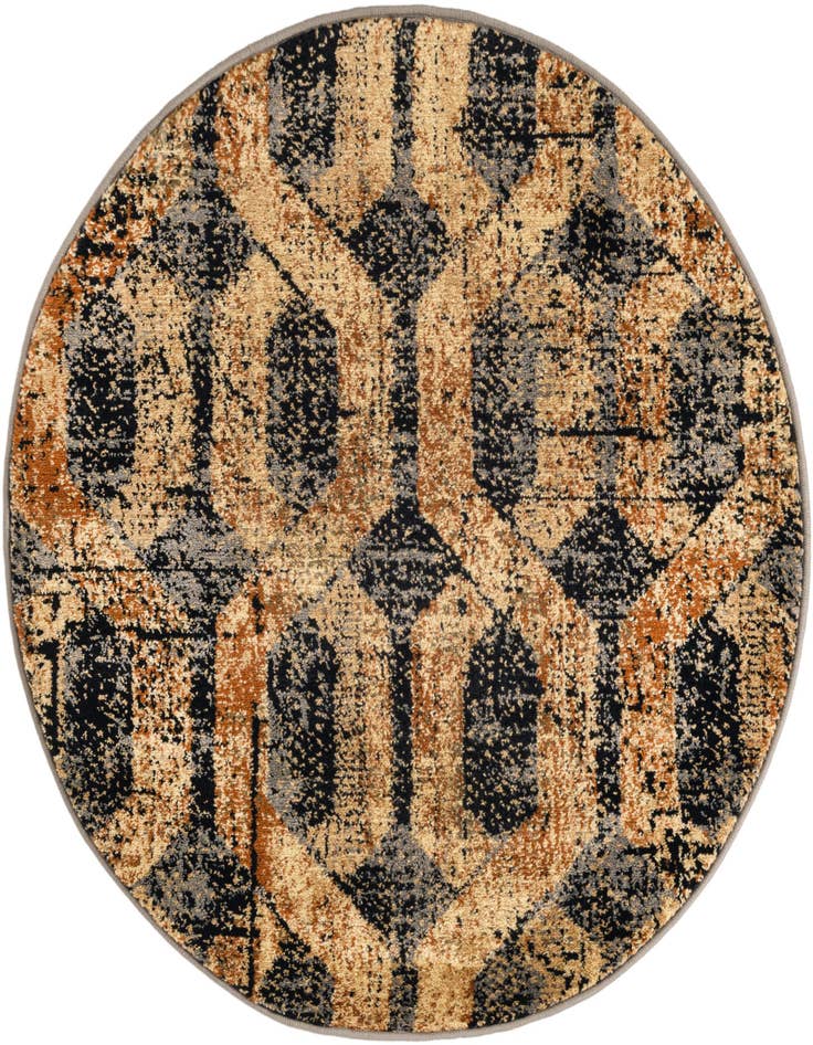 Detail image of 3' 3 x 3' 3 Saturn Round Rug