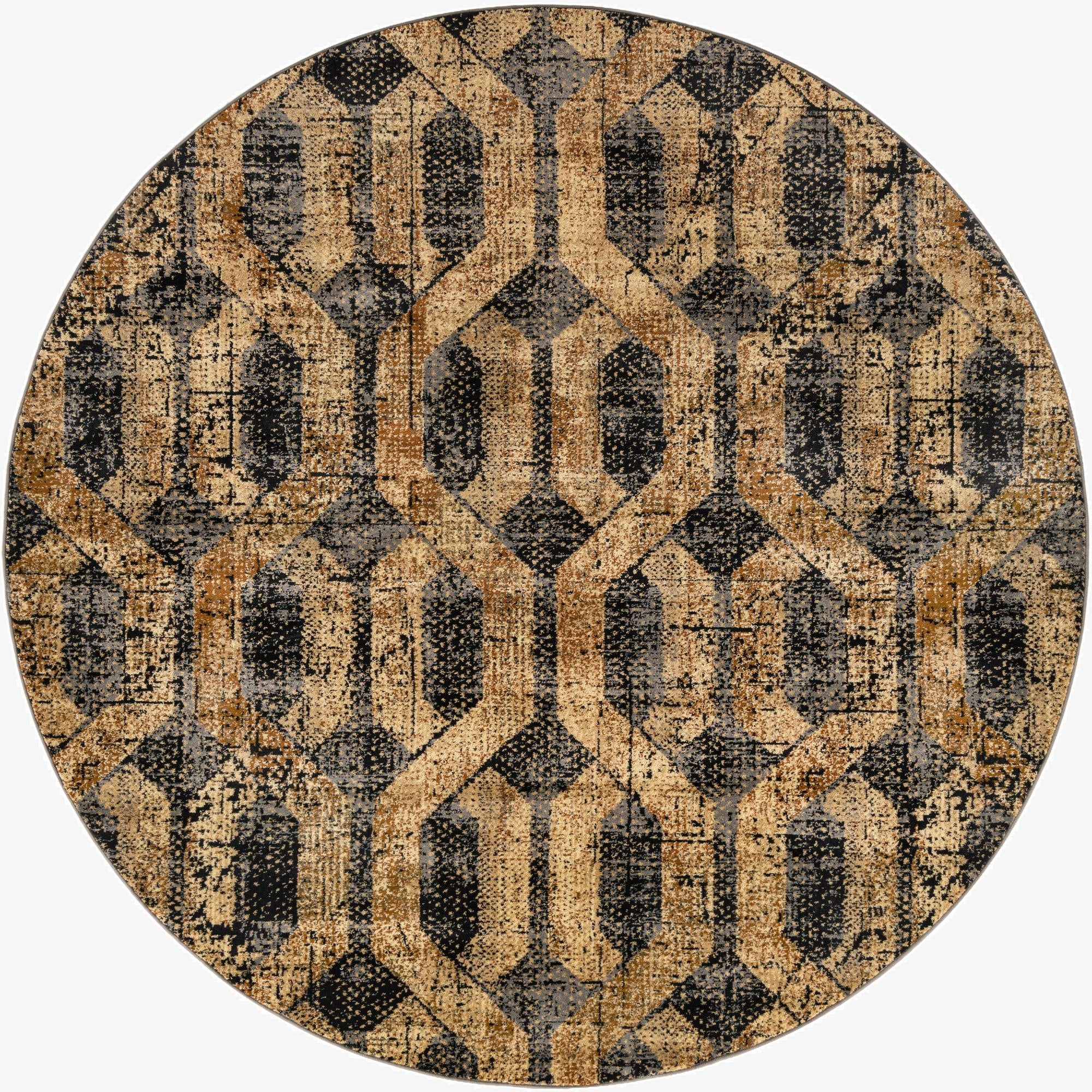 7' 10 x 7' 10 Saturn Round Rug