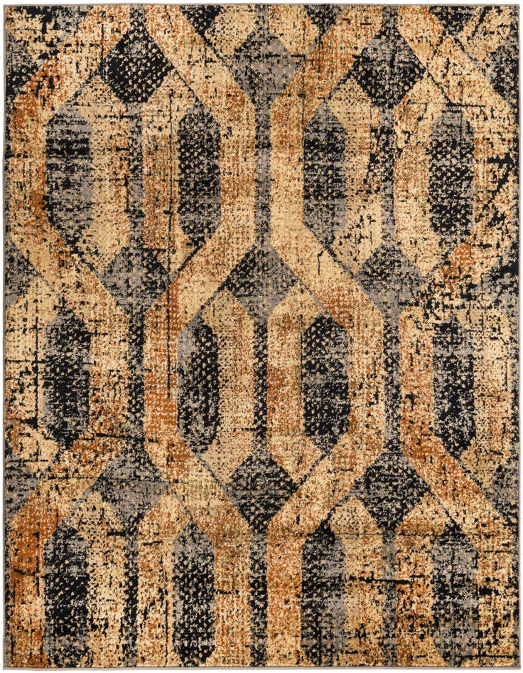 Detail image of 5' 3 x 5' 3 Saturn Square Rug
