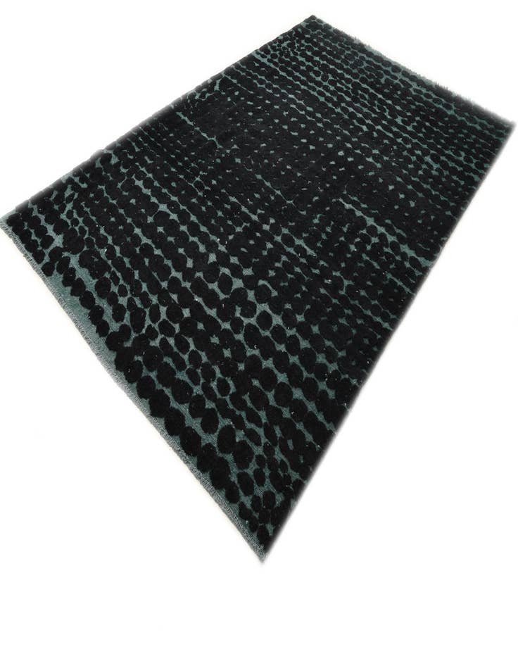 Detail image of 6' 4 x 10' 1  Hand Knotted Darya Wool Rug