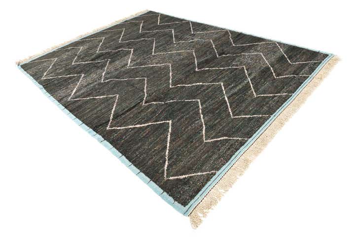 8' 2 x 10' 8 Hand Knotted Moroccan Wool Rug