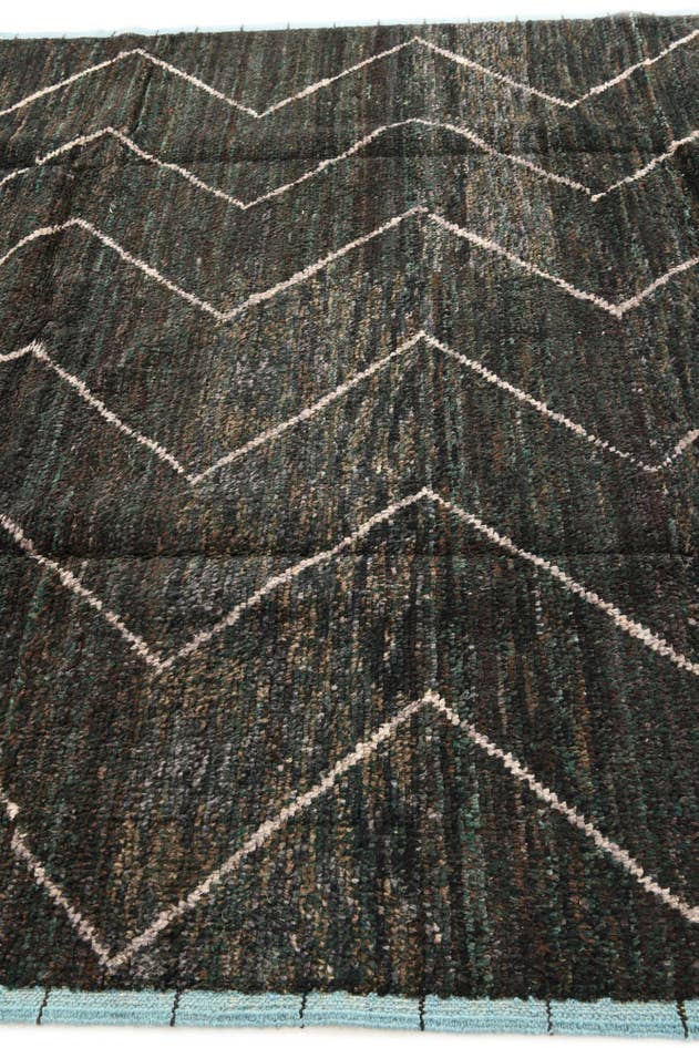 Detail image of 8' 2 x 10' 8 Hand Knotted Moroccan Wool Rug