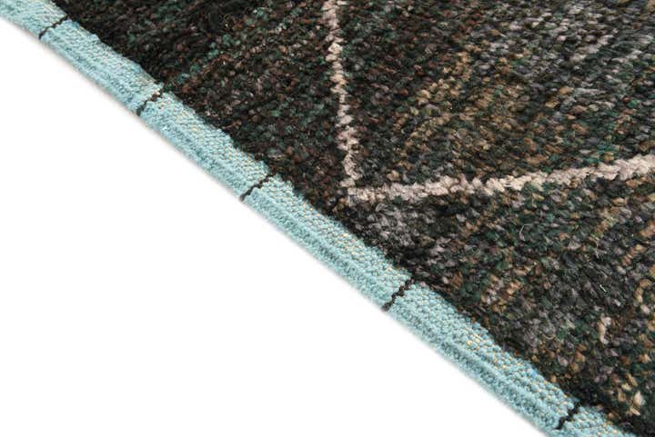 8' 2 x 10' 8 Hand Knotted Moroccan Wool Rug