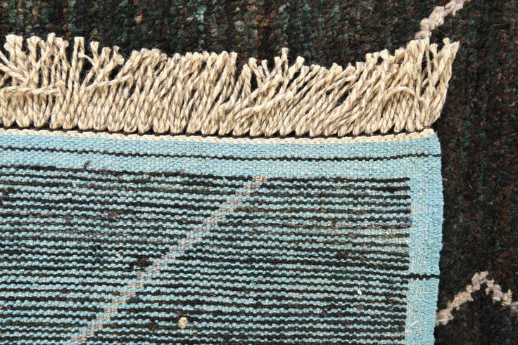 Detail image of 8' 2 x 10' 8 Hand Knotted Moroccan Wool Rug