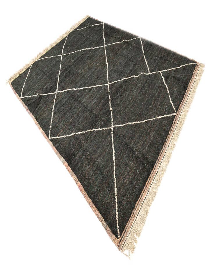 Detail image of 8' 3 x 10' 8  Hand Knotted Moroccan Wool Rug