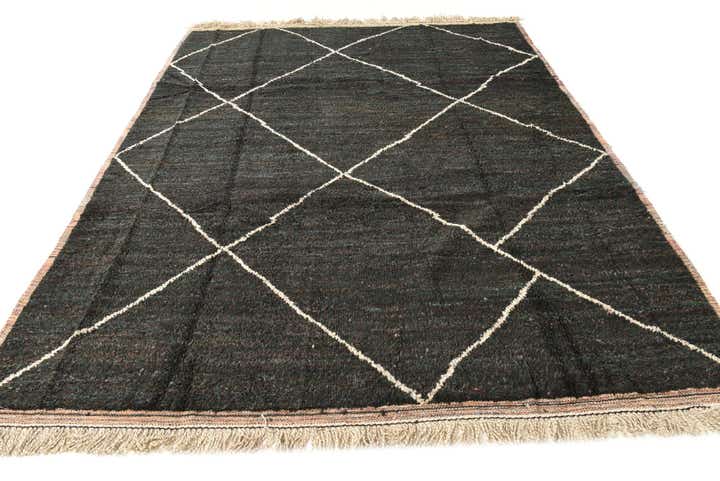 8' 3 x 10' 8 Hand Knotted Moroccan Wool Rug