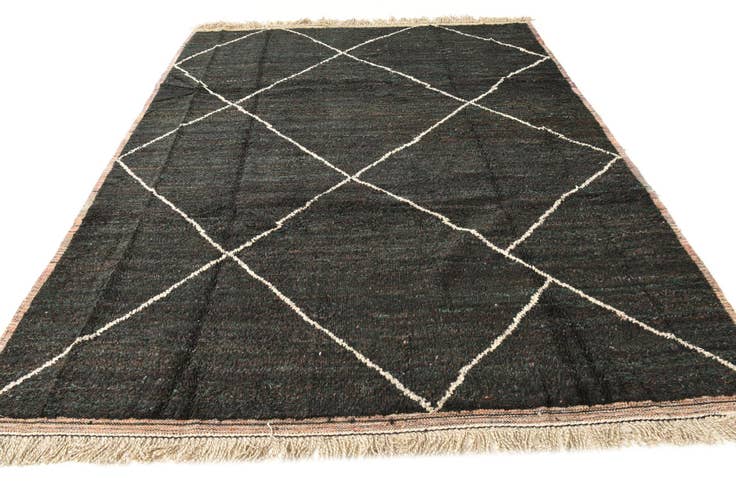 Detail image of 8' 3 x 10' 8 Hand Knotted Moroccan Wool Rug