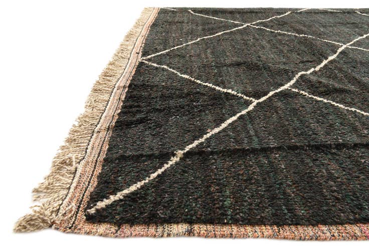 Detail image of 8' 3 x 10' 8 Hand Knotted Moroccan Wool Rug