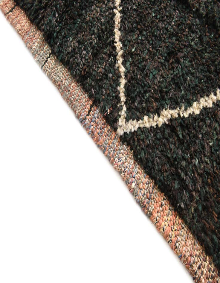 Detail image of 8' 3 x 10' 8  Hand Knotted Moroccan Wool Rug