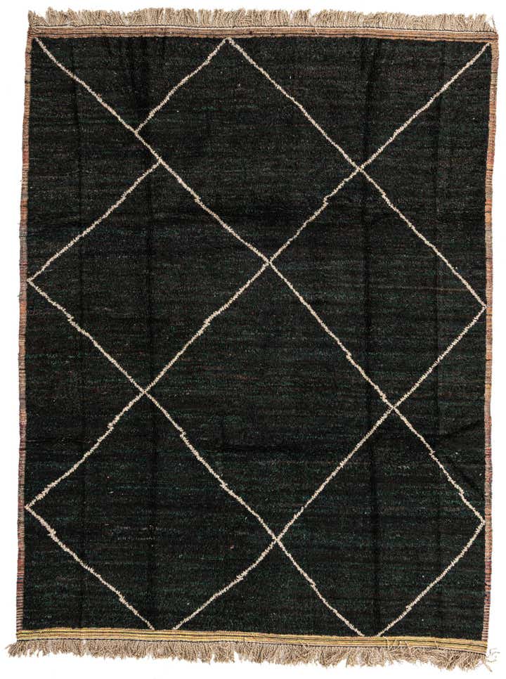 8' 3 x 10' 8 Hand Knotted Moroccan Wool Rug