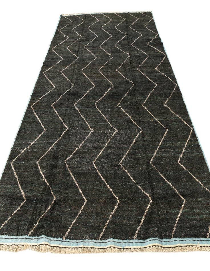 Detail image of 8' 10 x 12' 7  Hand Knotted Moroccan Wool Rug