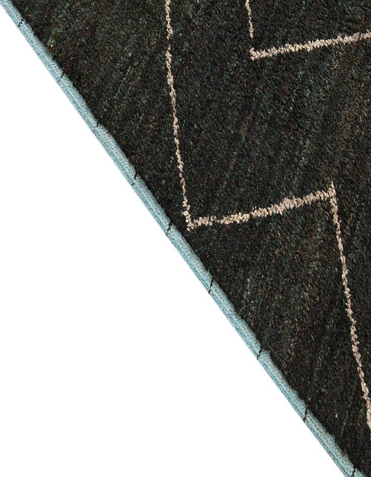 Detail image of 8' 10 x 12' 7  Hand Knotted Moroccan Wool Rug