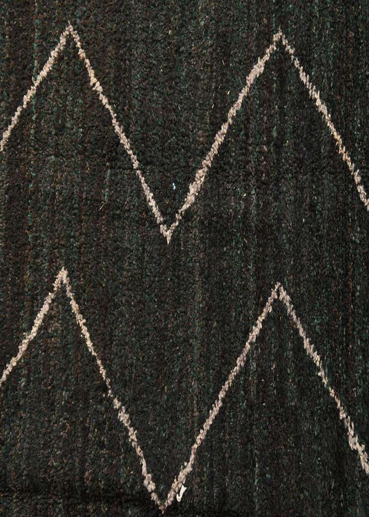 8' 10 x 12' 7 Hand Knotted Moroccan Wool Rug