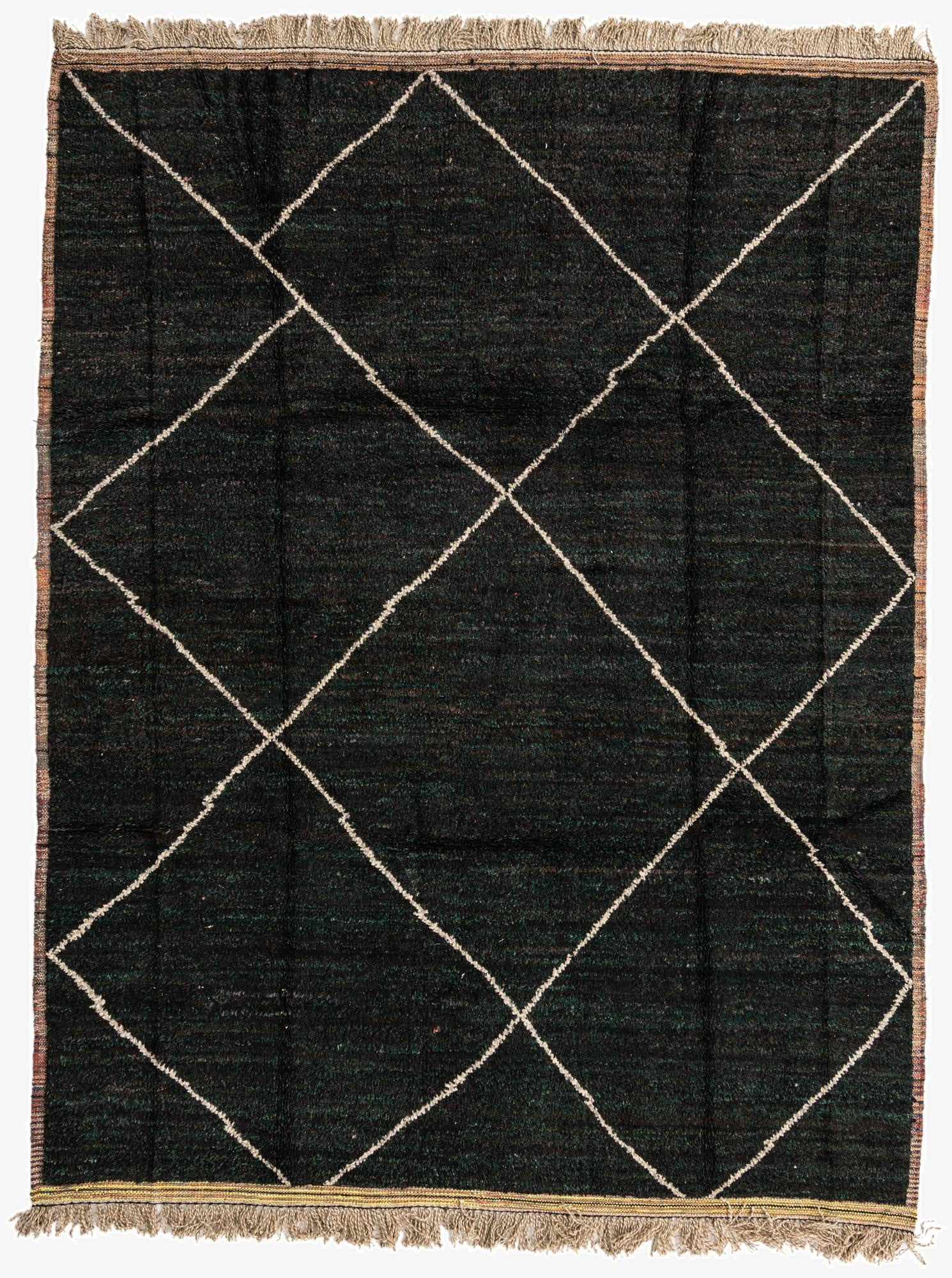 8' 3 x 10' 8  Hand Knotted Moroccan Wool Rug