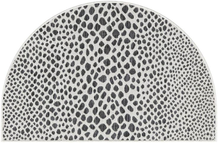 Detail image of 2' 7 x 4' Easy-Clean Jill Zarin Cape Town Indoor / Outdoor Hearth Rug