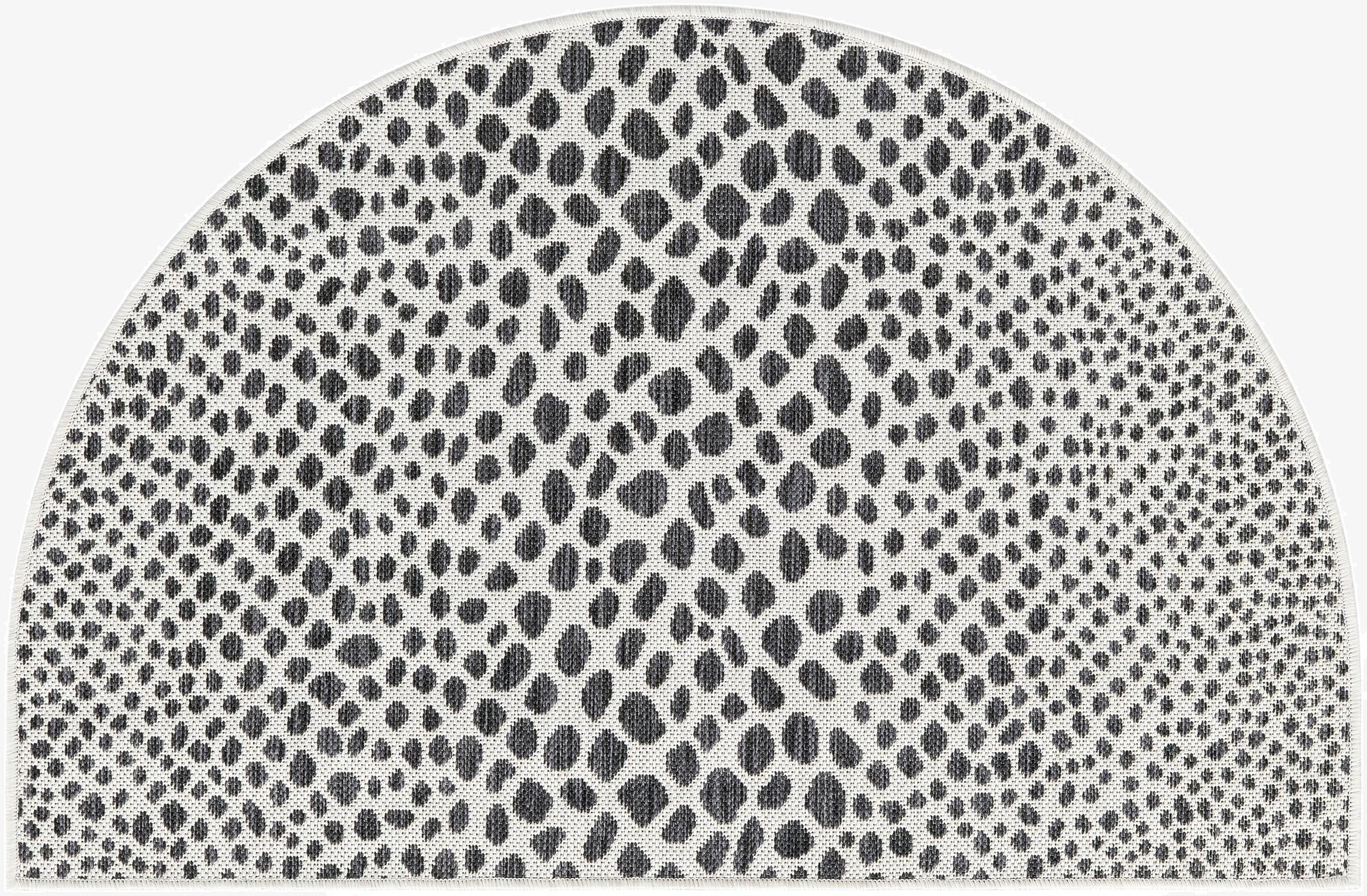 2' 7 x 4'  Washable Jill Zarin Cape Town Indoor / Outdoor Hearth Rug