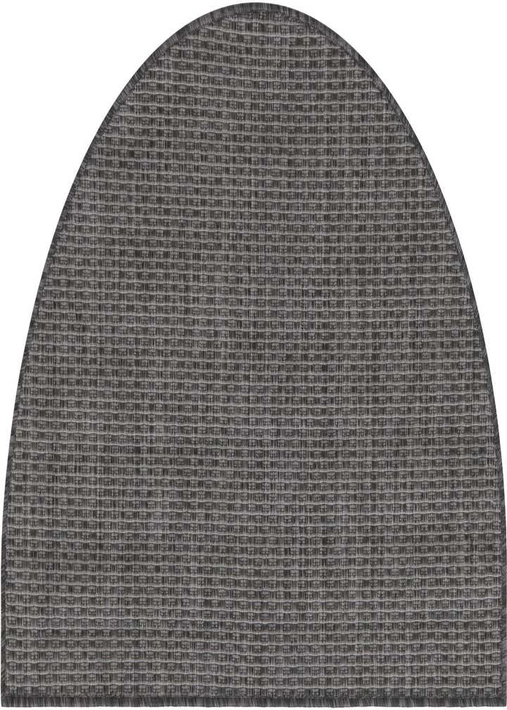2' 2 x 3' 7 Easy-Clean Solid Indoor / Outdoor Hearth Rug