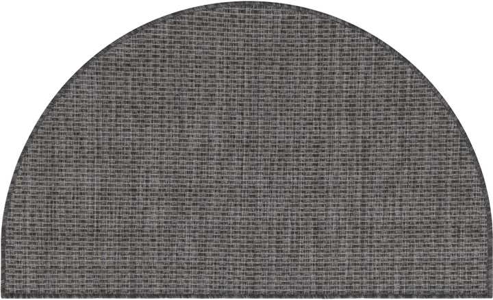 2' 2 x 3' 7 Easy-Clean Solid Indoor / Outdoor Hearth Rug