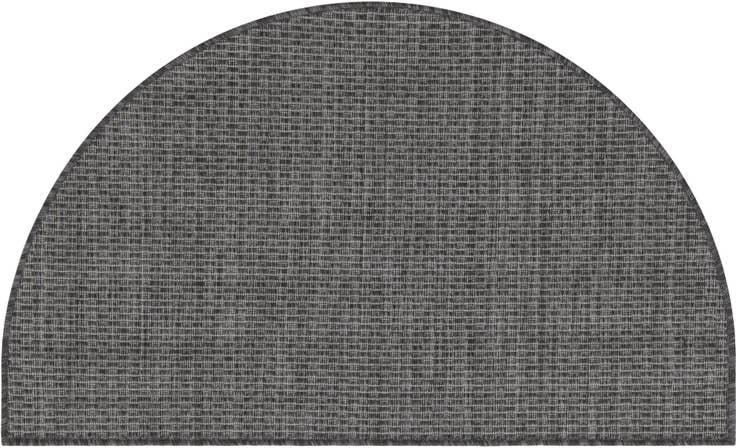 Detail image of 2' 2 x 3' 7 Easy-Clean Solid Indoor / Outdoor Hearth Rug