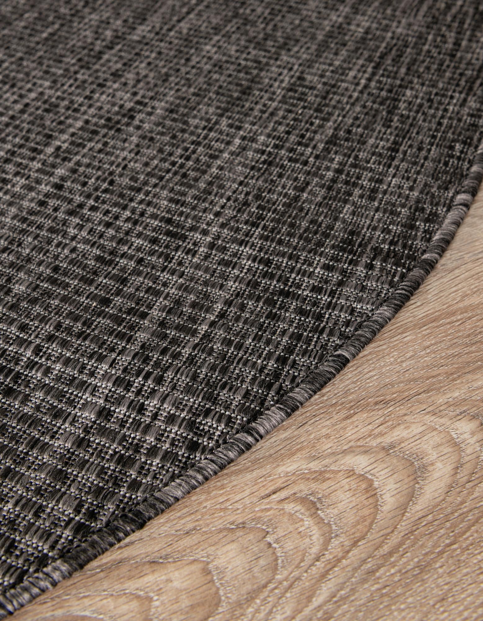 2' 2 x 3' 7 Easy-Clean Solid Indoor / Outdoor Hearth Rug