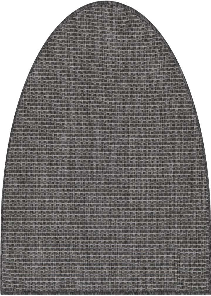 2' 7 x 4' Easy-Clean Solid Indoor / Outdoor Hearth Rug