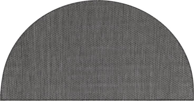Detail image of 3' x 6' Easy-Clean Solid Indoor / Outdoor Hearth Rug