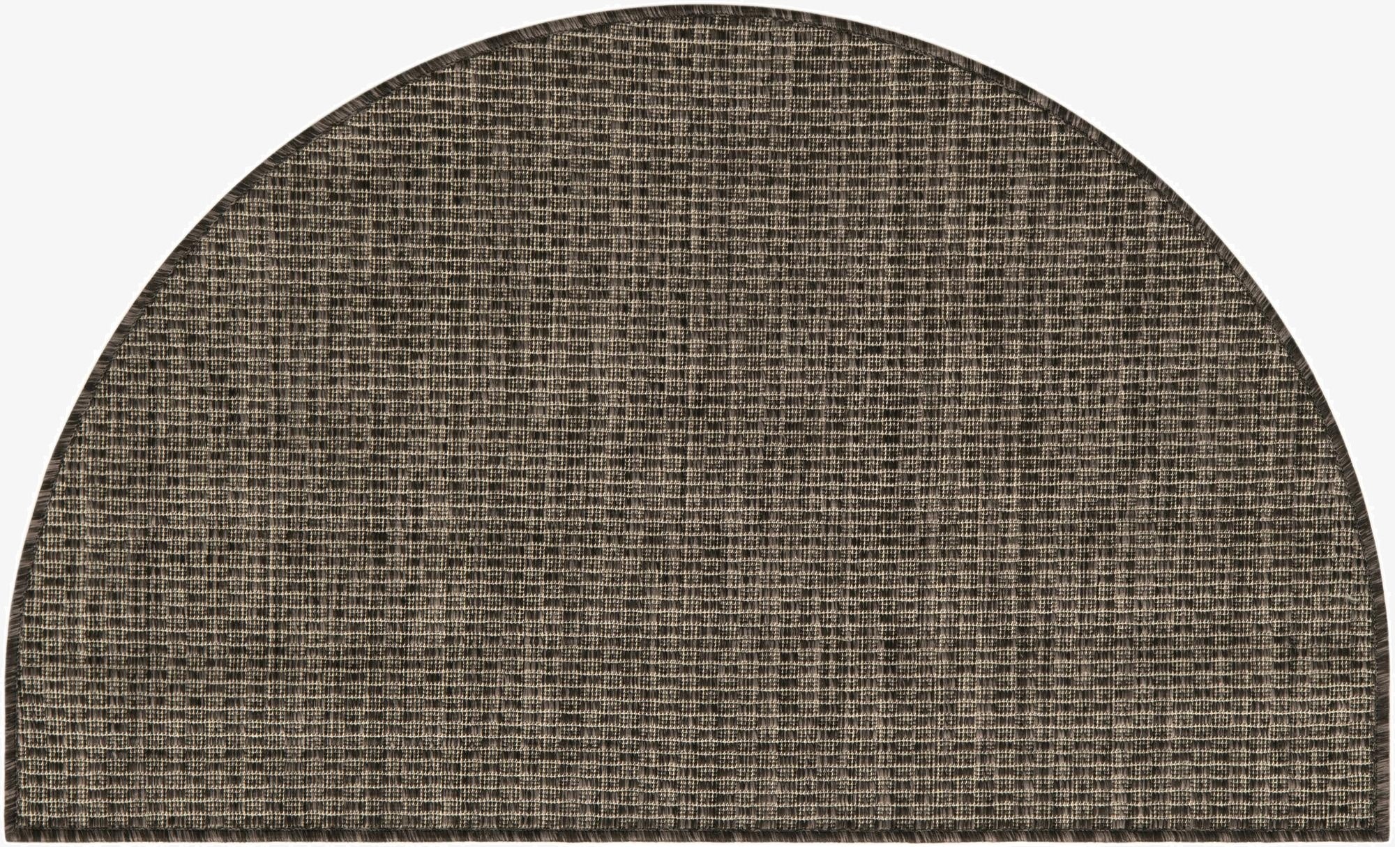 2' 2 x 3' 7  Washable Solid Indoor / Outdoor Hearth Rug
