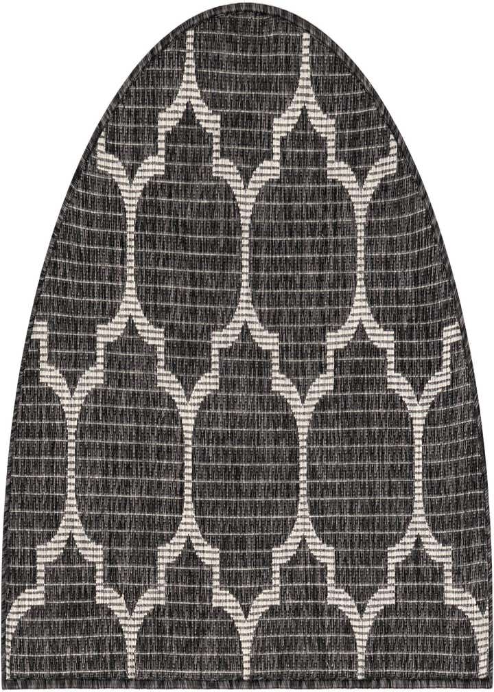 2' 2 x 3' 7 Easy-Clean Trellis Indoor / Outdoor Hearth Rug