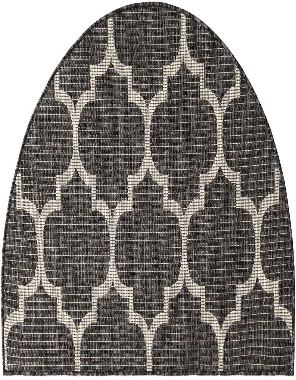 2' 7 x 4' Easy-Clean Trellis Indoor / Outdoor Hearth Rug