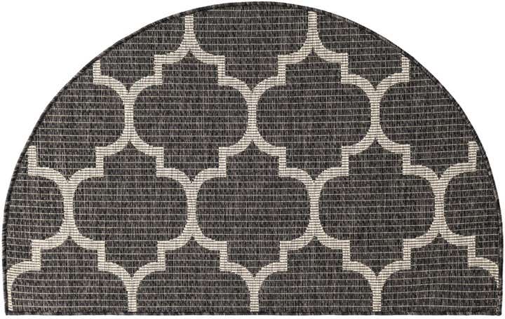 2' 7 x 4' Easy-Clean Trellis Indoor / Outdoor Hearth Rug